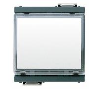 VIMAR IDEA MODULO STRETTO PULSANTE TARGHETTA PORTANOME 1P NO 10A 12-24V GRIGIO 1