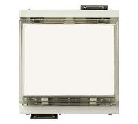 Vimar 17020.B Idea Modulo Stretto Pulsante Targhetta Portanome 1P No 10A 12-24V