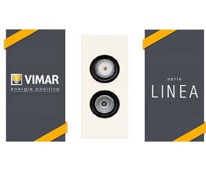 VIMAR - SERIE LINEA 30302.01C - PRESA TV RD SAT DIRETTA - 1P - 2400 MHz - CANAPA