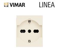 Presa Schuko Standard Vimar Linea 16A 2P+T P40 Canapa 30210.C