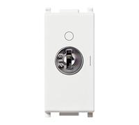 Interruttore chiave bianco unif. OFF b Vimar plana 14083.S.CU