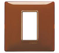 Vimar Serie piatta - Placca 1 modulo reflex tabacco