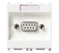 Vimar serie piatta - Presa connettore 9 poli sub-d bianco
