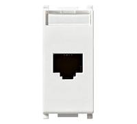 Vimar serie piatta - Presa rj45 netsafe categoria 6 utp bianco
