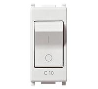 Vimar Serie piatto - Interruttore magnetotermico 1 polo + neutro C10 230 V Bianco