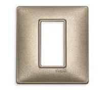 Vimar Serie piatto - Placca 1 modulo Bronzo Metallizzato