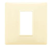 Vimar Serie piatto - Placca 1 modulo Tecnopolimero Crema