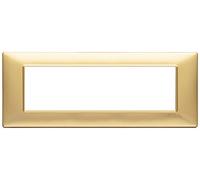 Placca 7M oro opaco Vimar Plana 14657.25