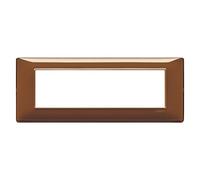 Vimar Serie piatto - Placca 7 Modulo Reflex Tabacco