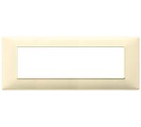 Vimar Plana placca 7 moduli colore crema 14657.04