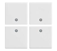 Vimar Serie piatto - Tasto 4 calze 1 modulo senza simbolo bianco