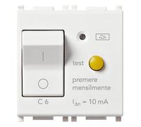 Vimar Spa VIW 14411.06 INTERRUTTORE MTDIFF. 1P+N C6 10MA BIANCO