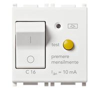 Vimar Spa VIW 14411.16 INTERRUTTORE MTDIFF.1P+N C16 10MA BIANCO