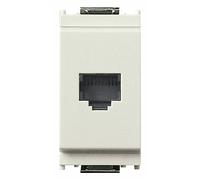 VIMAR PRESA TELEFONICA ISDN PLUG 6/4 BIANCO 16335.B SERIE IDEA