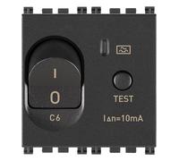 Vimar Spa VIW 19411.06 INTERRUTTORE MTDIFF. 1P+N C6 10MA GRIGIO