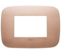 Vimar Spa VIW 19683.11 PLACCA ROUND 3M RAME SPAZZOLATO