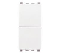 Vimar Spa VIW 20066.B DUE PULSANTI INDIPEND. NO+NO 10A BIANCO