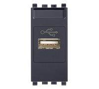 Presa USB grigio Vimar Eikon 20345