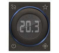 Vimar Spa VIW 30471.G TERMOSTATO ROTELLA DOMOTICO 2M NERO
