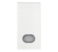 Tasto 1M con diffusore bianco Vimar Arkè 19026.B