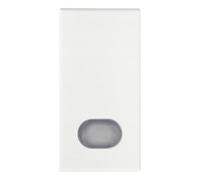 Vimar Tasto 1 m, con Diffusore, Bianco