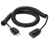 Vimar VIM-0P32352 Cavo Prolunga Estensibile 3G0.75, Nero, 5m