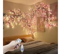 VIMAZ Fai da te Cherry Blossom Ramo Albero Luci per Parete (48 LED (1.2M))