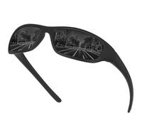 Vimbloom Occhiali da sole Polarizzati da Uomo e Donna Sportivi UV400 Protezione Montatura in Leggera per Guidare, Andare in Bici, Pescare, Ciclismo, Golf VI367 (Nero opaco)