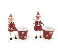 Vimin Box Bambini Babbo Natale con Caspò 21,6 x 11,5 Cm Metallo 1 Pz