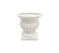 Vimin Box Coppetta Stile Romano Ceramica D 12,5 Cm H 9 Cm Bianco