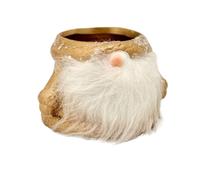 Vimin Box Vaso Caspò Gnomo con Braccia e Barba D 7 Cm L 11 Cm L 10 Cm