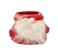 Vimin Box Vaso Caspò Gnomo con Braccia e Barba D 7 Cm L 11 Cm L 10 Cm Rosso