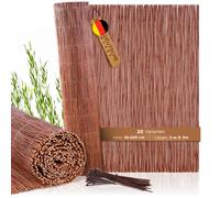 Vimini Pravista Stuoia Recinto Con Kabelbindern Giardino Frangivento Steccato