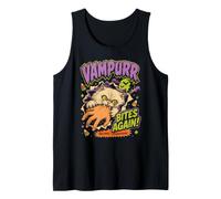 Vimpire Cat Funny Vampurr morde Ancora Il Film Horror di Halloween Canotta