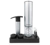 Vin Bouquet Fi 002 Set - Set cavatappi Elettrico Deluxe Che Include Pompa con Due Tappi e tagliacapsule