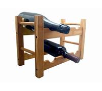 Vin Bouquet FIC 118 Portabottiglie in bambù, Colore: Marrone