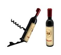 Vin Bouquet FID 313 apribottiglie Mini Bottiglia, ABS/SS, Nero/Bordeaux