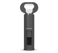 VIN BOUQUET FID 680 680-Apribottiglie 3 in 1 in Colore Nero. Apriscatole, Tagliacapsule, Cavatappi, Plastica
