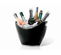 Vin Bouquet FIE 007 Secchiello Portaghiaccio per 6 Bottiglie, Nero
