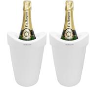 Vin Bouquet FIE 1237 secchiello champagne bianco per raffreddare bottiglie vino cava champagne (Confezione da 2)