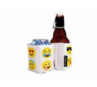 Vin Bouquet FIE 214 Custodia glacette con emoticones, Nylon, Multicolore