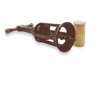 Vin Bouquet Cavatappi Torsione, Metallo, Rame Antico, 22 cm