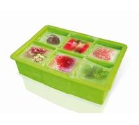 Vin Bouquet stampi Quadrati in Silicone, Verde, 16.5 x 9.5 x 5 cm