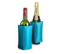 Vin Bouquet Cooler Bag Colours Coperchio del refrigeratore, Blue, Ideale per conservare Il Vino, Blu, 14.5 x 20 x 2.5 cm
