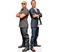 Vin Diesel And Paul Walker (Duo 2) Mini ritaglio di celebrità