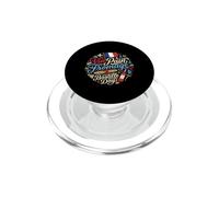 Vin Pain Fromage Bastille Day Cultura francese PopSockets PopGrip per MagSafe