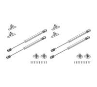 Vinabo 2 Pezzi Molla a Gas, 60N Martinetto Pneumatico per Mobili,Pistoni per Ante Cucina, Pistone a Gas per Ante, Cerniera Armadio, Braccetto Ammortizzatore per Cerniera di Mobili da Cucina