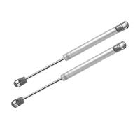 Vinabo 2 Pezzi Pistoni a Gas da 100N per Ante Cucina - Ammortizzatori per Mobili, Cerniere Armadio e Braccetti Regolabili, Colore Argento