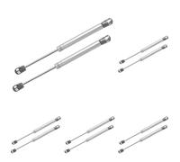 Vinabo 2 Pezzi Pistoni a Gas da 100N per Ante Cucina - Ammortizzatori per Mobili, Cerniere Armadio e Braccetti Regolabili, Colore Argento (Confezione da 5)