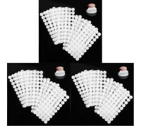 Vinabo 400 Round Stickers, 200 Pairs 20 mm Round Self Adhesive Rods, Hook and Loop Tape, Self Adhesive Dots, Scratch-Resistant for Photos, DIY Crafts etc (Confezione da 3)